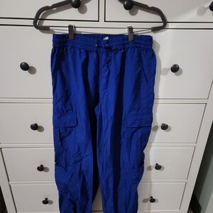 Full Tilt Blue Cargo Pants Straight-Leg
